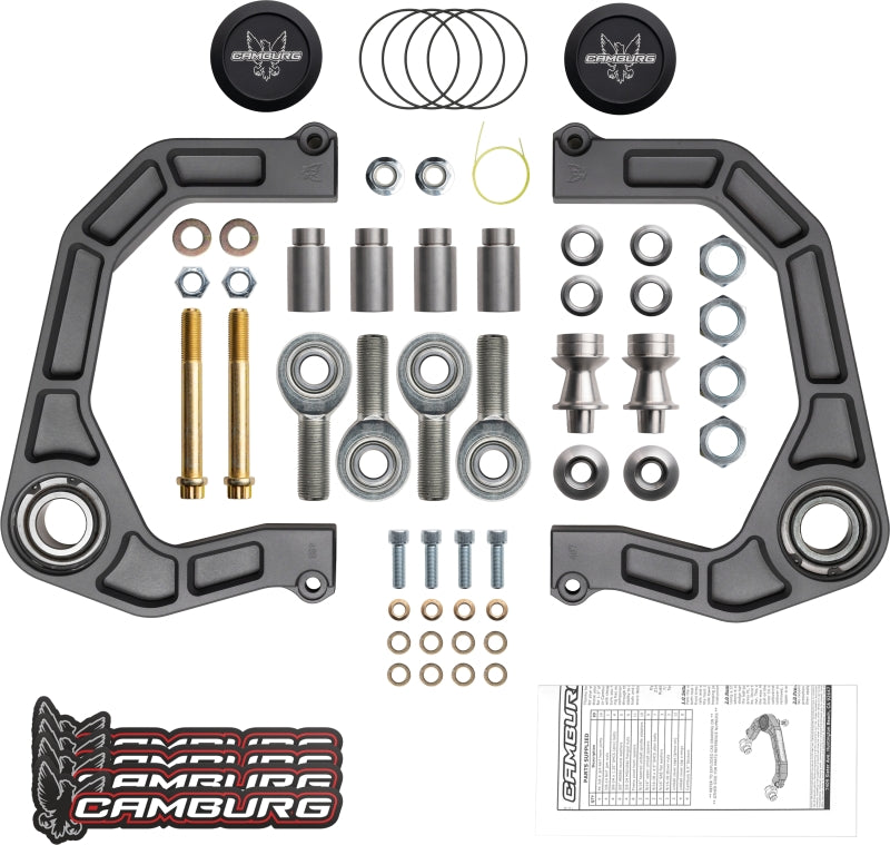 Camburg Ford Bronco 21-23 KINETIK V2 Performance Billet Uniball Upper Arms CAM-110214-GRY