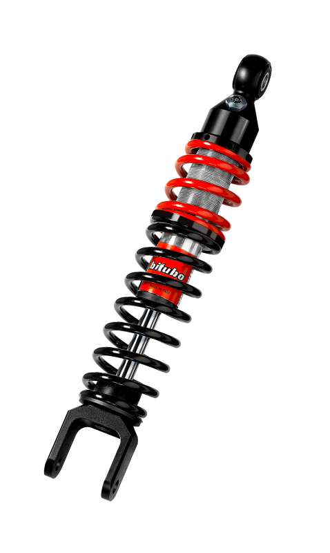 Bitubo Suspension Bitubo YXB0 Monoshock Rear Adjustable: Spring Preload, Red And Black Springs SC003YXB01