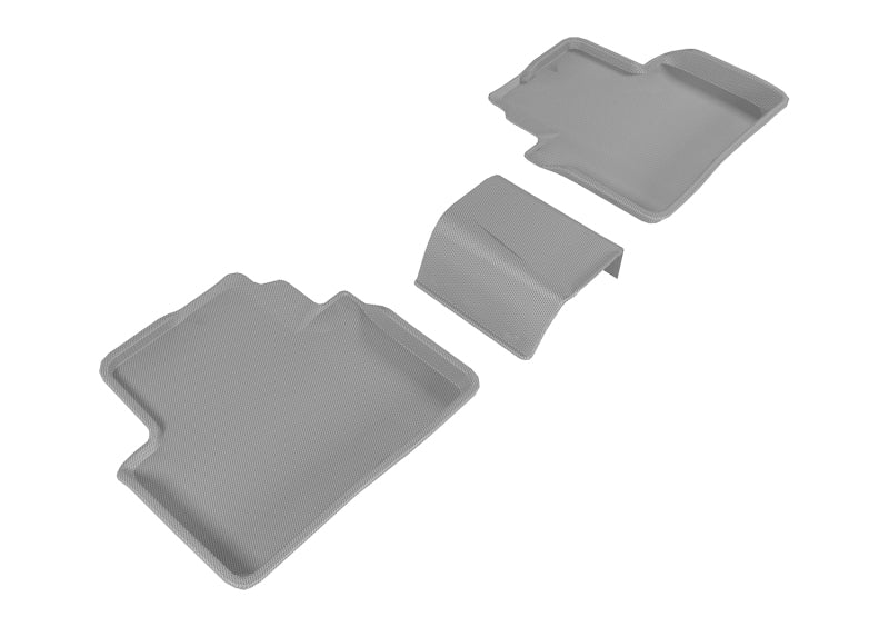 3D MAXpider 2016-2020 Honda Civic Kagu 2nd Row Floormats - Gray L1HD07421501