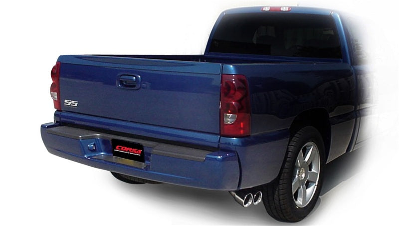 Corsa Performance 03-06 Chevrolet Silverado Short Bed SS 6.0L V8 Polished Sport Cat-Back