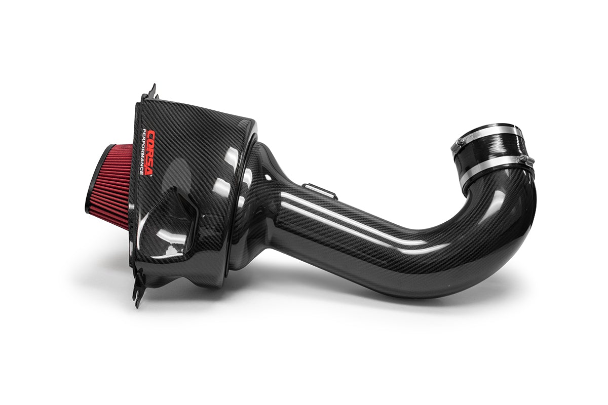 Corsa Black / Carbon Fiber Air Intake | 2015-2019 Corvette C7 Z06 (44002)