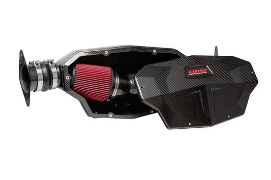 Corsa Black / Carbon Fiber Air Intake | 2020-24 Corvette C8 (44003D)
