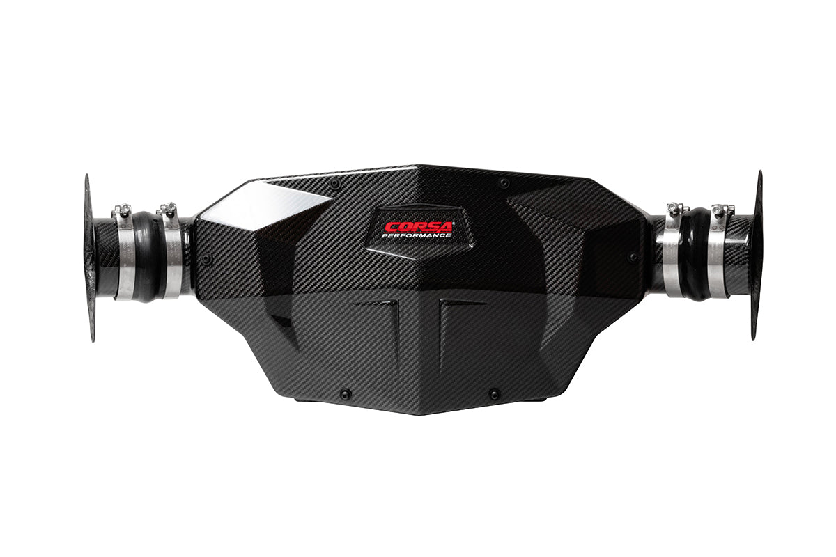 Corsa Black / Carbon Fiber Air Intake | 2020-24 Corvette C8 (44003D)