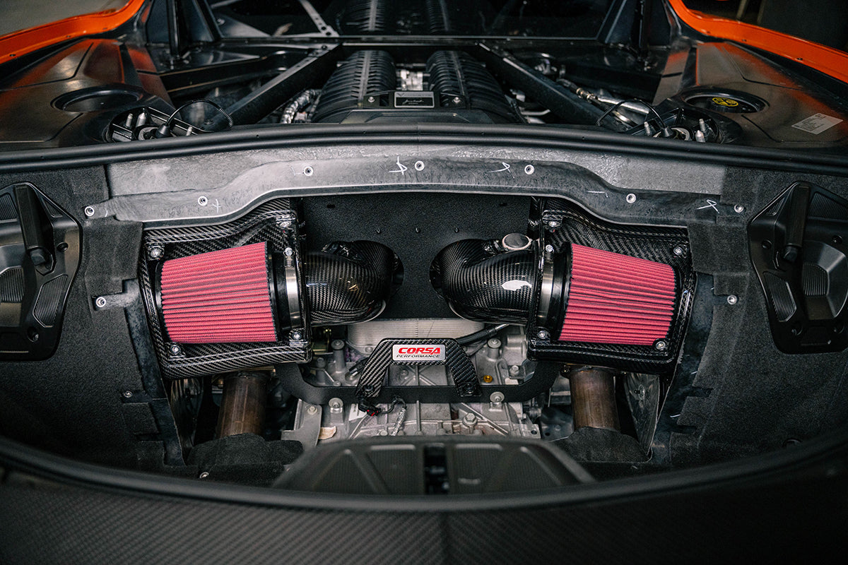 Corsa 2023+ Corvette C8 Z06 Carbon Fiber Air Intake System (44012D)