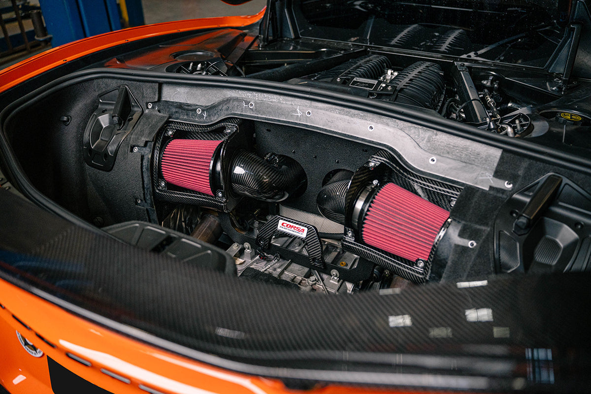 Corsa 2023+ Corvette C8 Z06 Carbon Fiber Air Intake System (44012D)