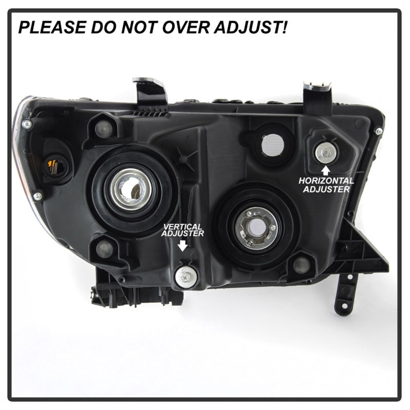 FR SPORT SPYDER xTune 07-13 Toyota Tundra (w/o Headlight Washer) Headlight - OEM Left...