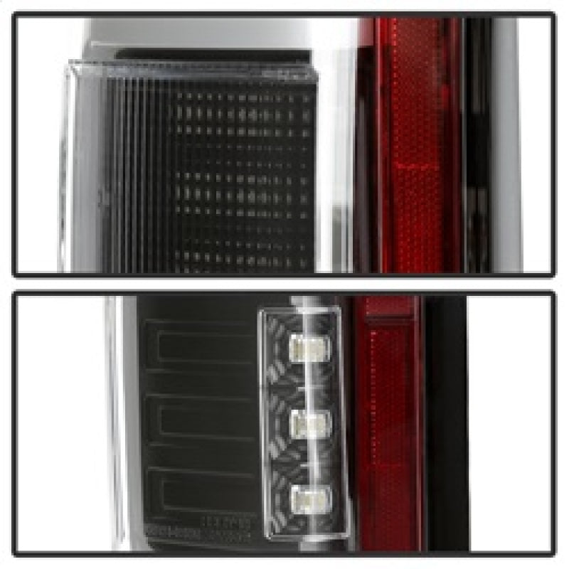 FR SPORT Spyder 15-18 Ford F-150 Light Bar LED Tail Lights (w/Blind Spot) - Black...