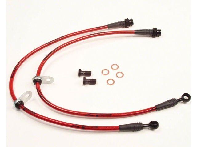 Agency Power Rear Steel Braided Brake Lines - 10-13 Chevrolet Camaro