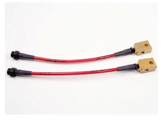 FR SPORT Agency Power Rear Steel Braided Brake Lines - 09-16 Nissan R35 GT-R