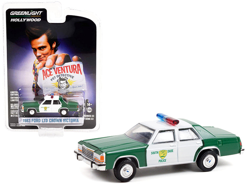 Rapid Vehicles 1983 Ford LTD Crown Victoria Green and White "Miami-Dade Police Department" "Ace...