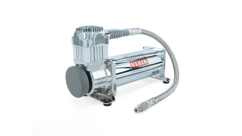 Air Lift 4 Gal. Polished Tank w/ Viair 444c Chrome Compressor (Incl. Fittings & Mounting Hardware) 27802