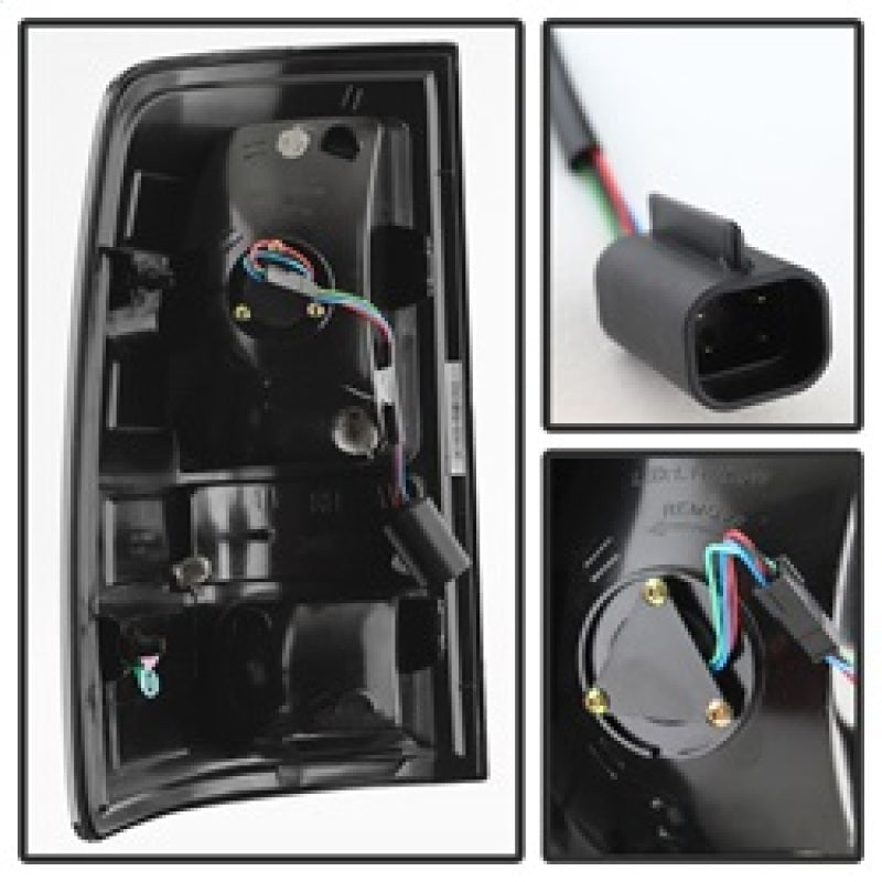 Spyder Dodge Ram 1500 13-14/Ram 2500 13-14 LED Tail Lights LED Model only - Blk ALT-YD-DRAM13-LED-BK 5077530