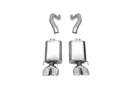 FR SPORT Corsa 06-13 Chevy Corvette C6 Z06 7.0L / 09-13 ZR1 6.2L Polished AxleBack Exhaust...