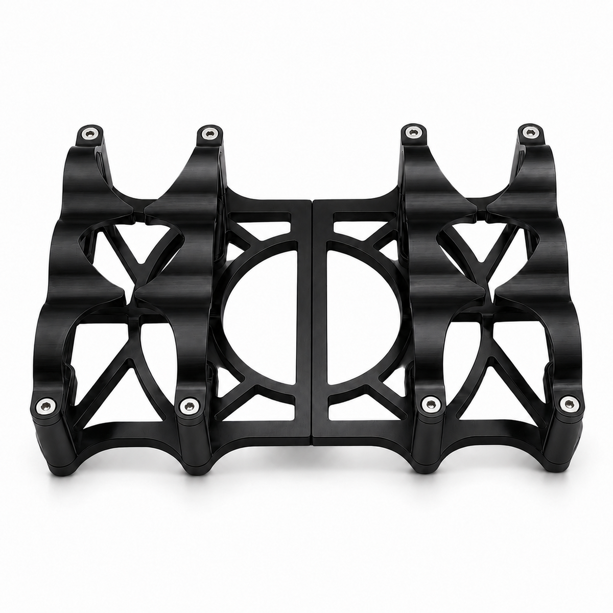 Granatelli (2) 6 Volt OPTIMA Battery Tray SET Black – 452201B