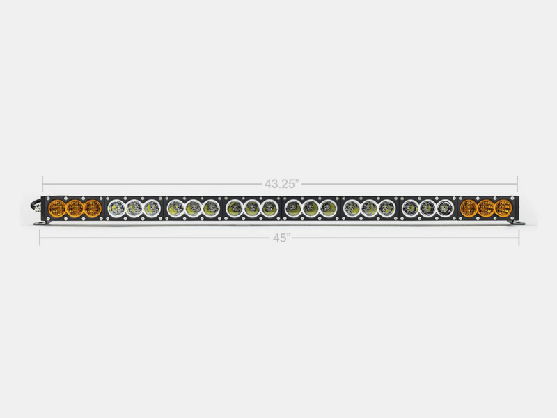 Cali Raised LED Cali Raised 43 Amber/White Dual Function Led Bar - No Wire Harness / No Switch CR2319