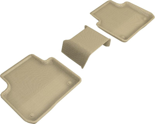 FR SPORT 3D MAXpider 2019-2019 Porsche Cayenne Kagu 2nd Row Floormats - Tan L1PO01921502
