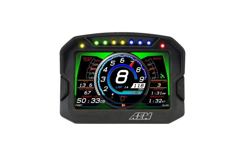 AEM CD-5G Carbon Digital Dash Display w/ Interal 10Hz GPS & Antenna