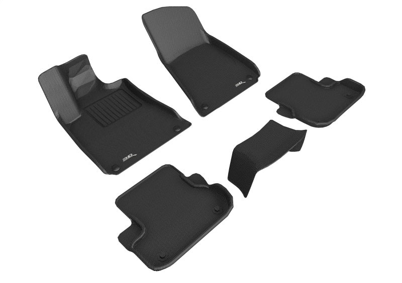 3D MAXpider 13-18 Maserati Ghibli Kagu Floor Mat- Black R1 R2 L1MR00601509