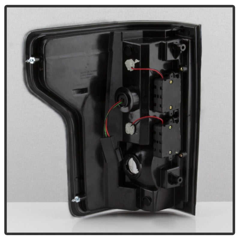 Spyder Ford F150 2015-2017 Light Bar LED Tail Lights - Black Smoke ALT-YD-FF15015-LBLED-BSM 5083685