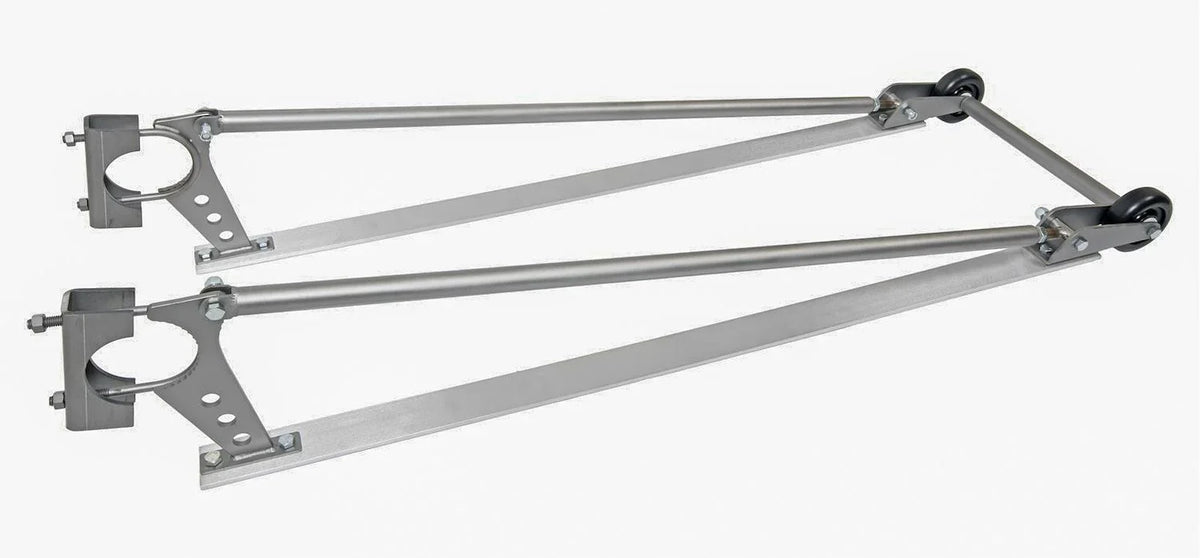 Granatelli Bolt-On Dual Wheelie Bar Kit – 44" Drag Racing Wheelie Bars – GMWB19