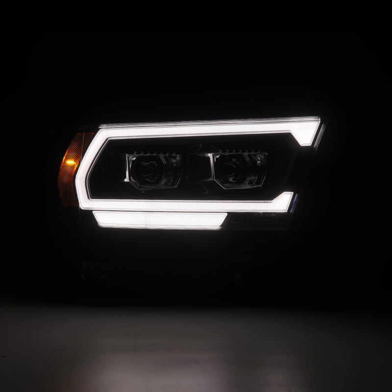 FR SPORT AlphaRex 19-22 Dodge Ram 1500 LUXX LED Proj Headlights Black w/Seq Activation Light/Seq...