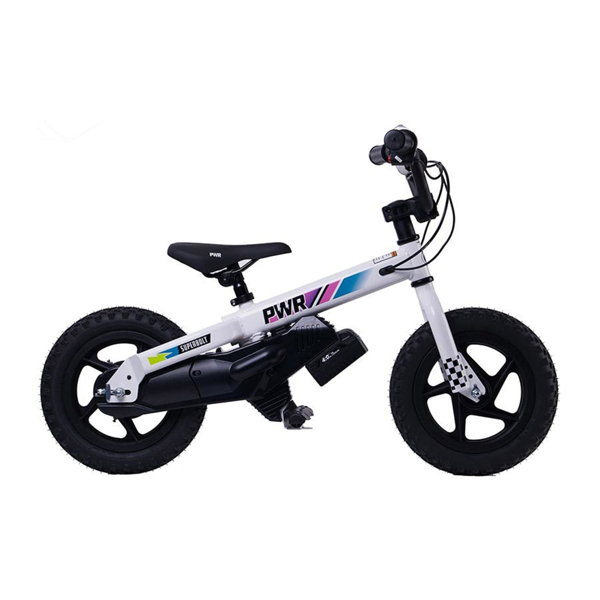 Speedzone Performance LLC PWR Bikes Superbolt 12 HS Electric Bicycle 12-1/2'' - White BB-12 (No...