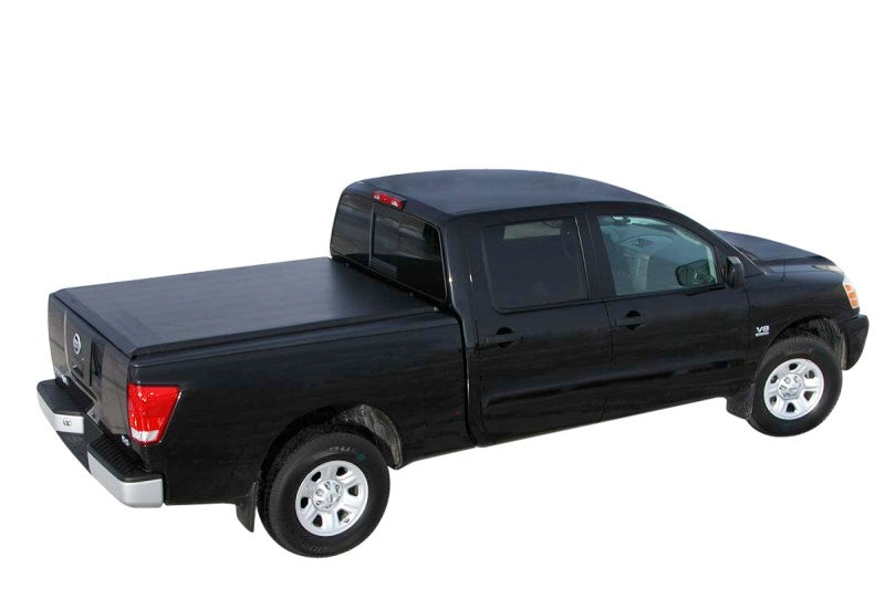 Access Literider 08-15 Titan Crew Cab 7ft 3in Bed (Clamps On w/ or w/o Utili-Track) Roll-Up Cover 33199