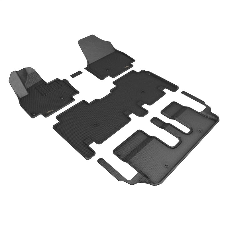 3D MAXpider 2024 Kia EV9 7-Seater Kagu Black - 1st/2nd/3rd Row L1KA08101509