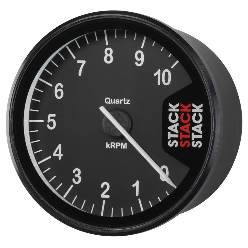FR SPORT Autometer Stack Clubman Tachometer 80mm 0-10K RPM - Black ST200-010 - View 2