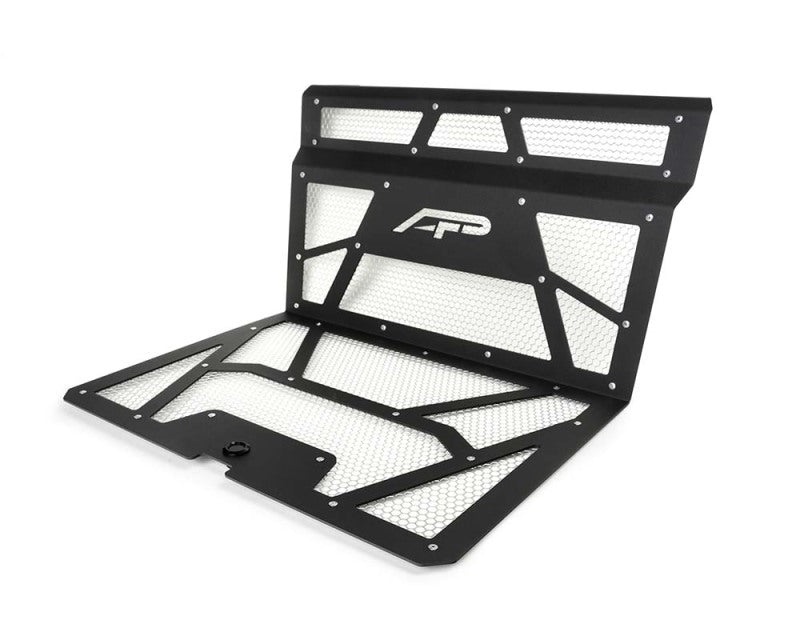 FR SPORT Agency Power 14-18 Polaris RZR XP 1000/XP Turbo Vented Engine Cover - Matte Black/Raw...