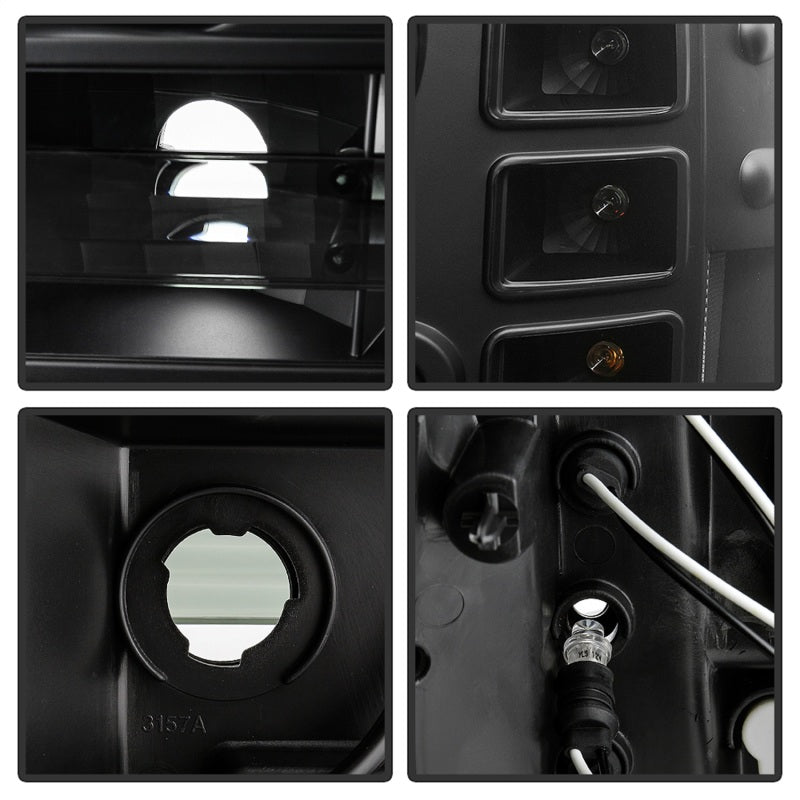 Spyder GMC Sierra 1500/GMC Sierra Denali 08-13 Projector LED Halo- LED All Blk PRO-YD-GS07-HL-BKV2 5086020