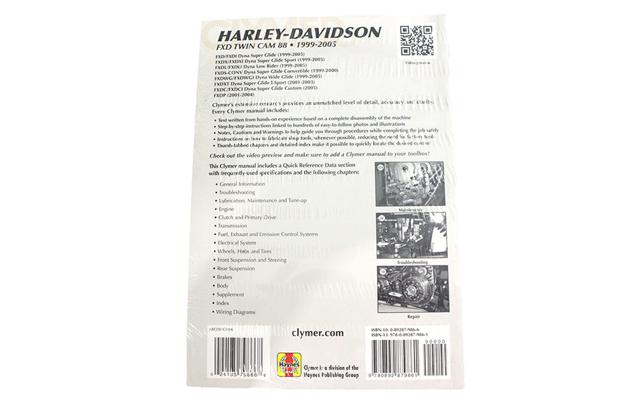 Clymer Service Manual for 1999-2005 FXD - CM4253