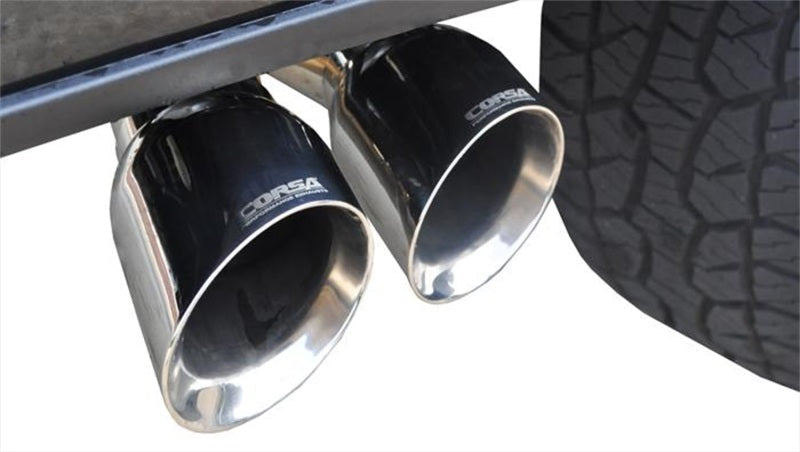 Corsa Performance 2015 Ford F-150 5.0L V8 (Super Crew Cab) Polished Sport Single Side