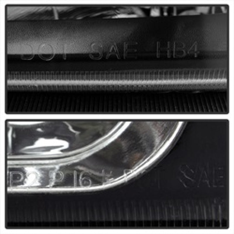 FR SPORT SPYDER Xtune Chevy Silverado 2500HD 03-06 Crystal Headlights w/ Bumper Lights Black...