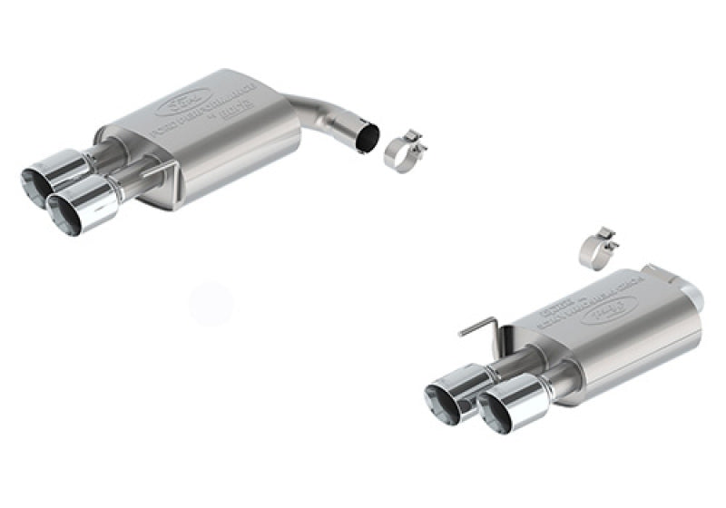 Ford Racing 2024 Mustang 5.0 Touring Non-Active Axle-Back w/GT Valance - Chrome Tip M-5230-M5TCV