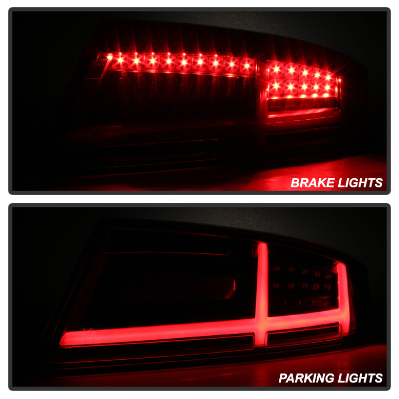 Spyder Audi TT 07-12 LED Tail Lights Smoke ALT-YD-ATT07-LED-SM 5081681