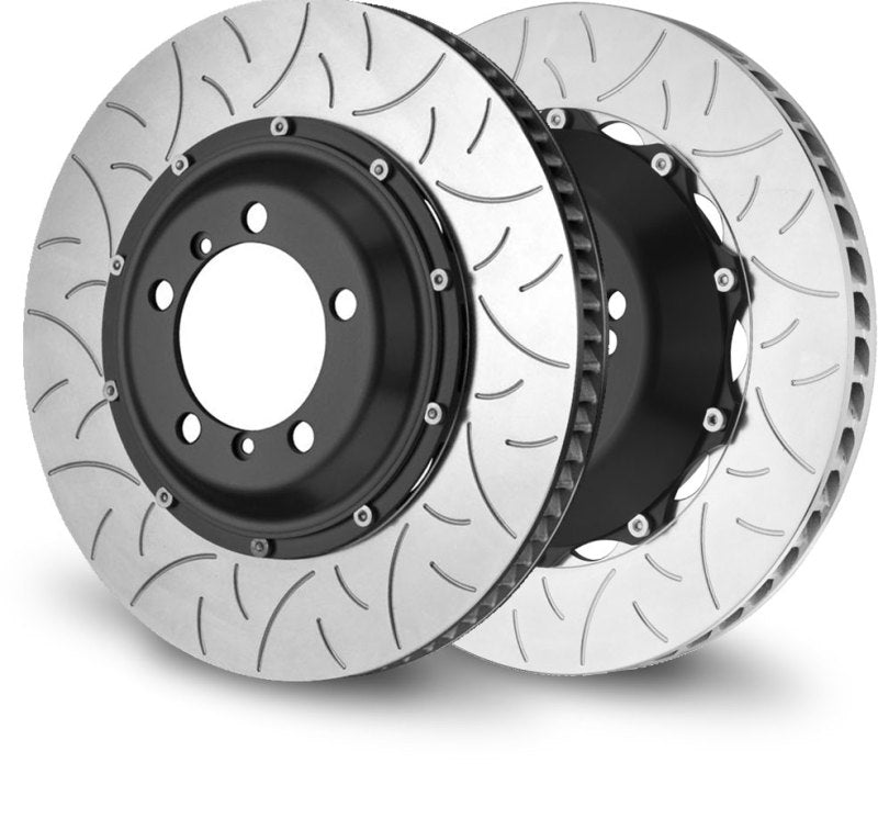 Brembo 04-06 CaRearera GT Rear 2-Piece Discs 380x34 2pc Rotor Slotted Type-3 203.9001A