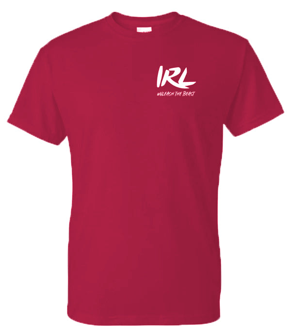 IRL LLC IRL HEATHER RED T SHIRT