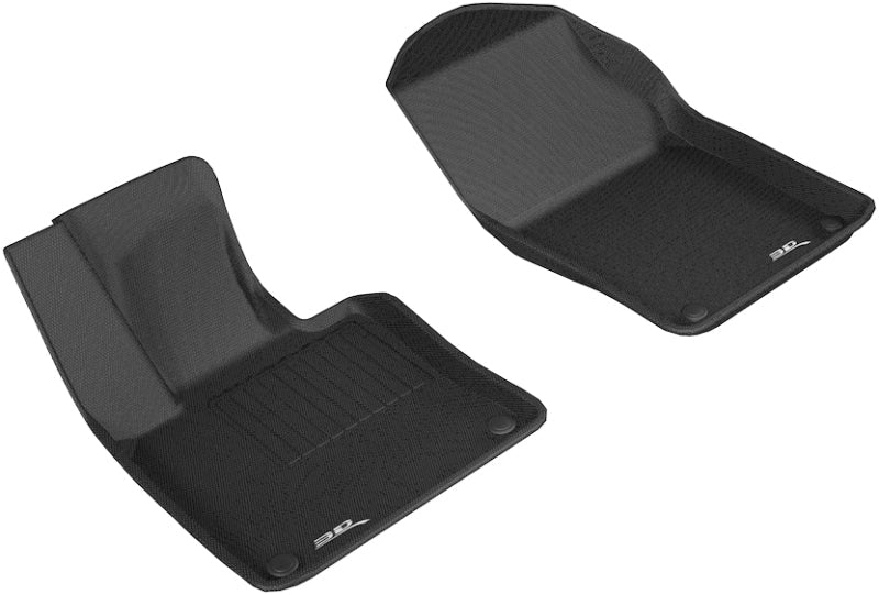 3D MAXpider 2017-2019 Volvo S90/V90 Kagu 1st Row Floormat - Black L1VV02211509
