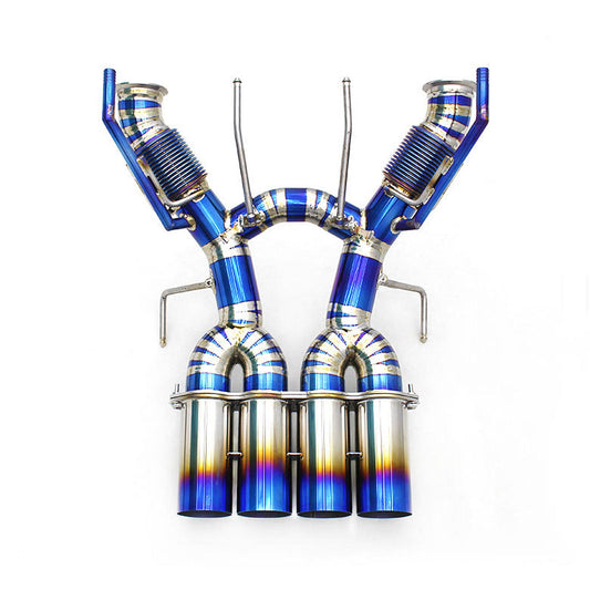 Bull Boost Performance Titanium X Pipe Catback Exhaust System For McLaren 765LT 4.0T V8 - View 2