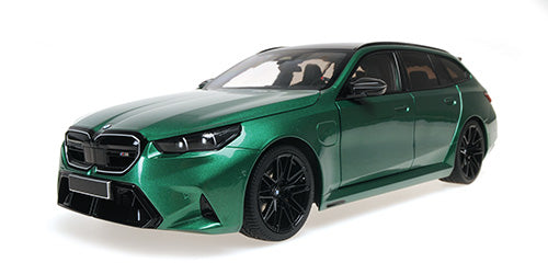 Minichamps 2024 BMW M5 Touring Wagon (G99) Isle of Man Green Metallic 1:18