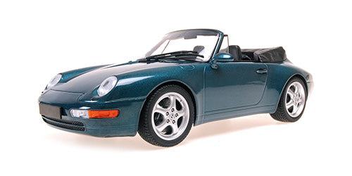 Minichamps 1994 Porsche 911 (993) Carrera Cabriolet Green Metallic 1:18
