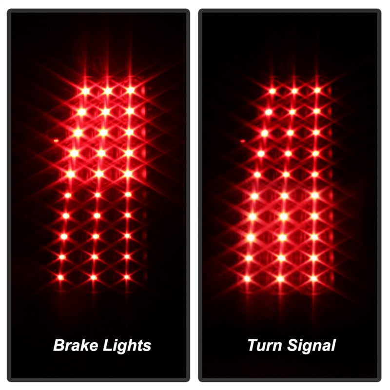 FR SPORT SPYDER Xtune Chevy Silverado 1500/2500/3500 99-02 LED Tail Lights Black...