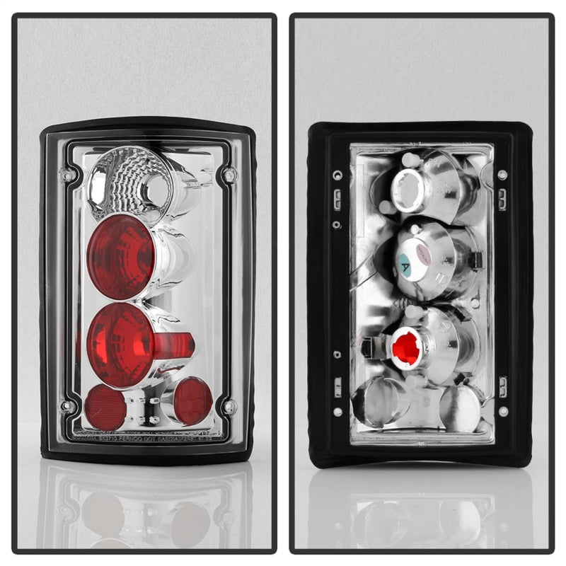 FR SPORT Spyder Ford Excursion 00-06/Econoline 150/250/350/450/550 95-06 Euro Tail Lights Chrm...