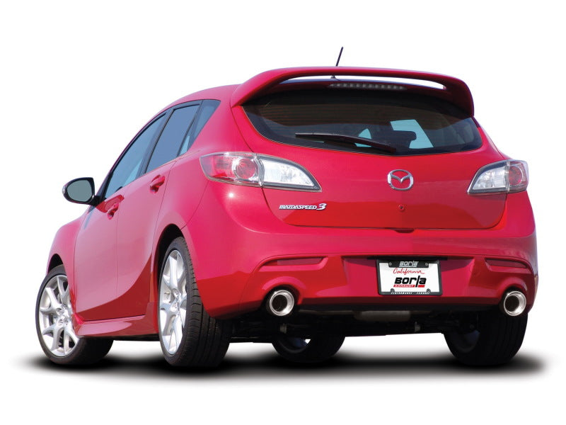 Borla 10-13 Mazda 3/Mazdaspeed 3 2.5L/2.3L Turbo FEW MT Hatchback SS Exhaust (rear section only) 11786