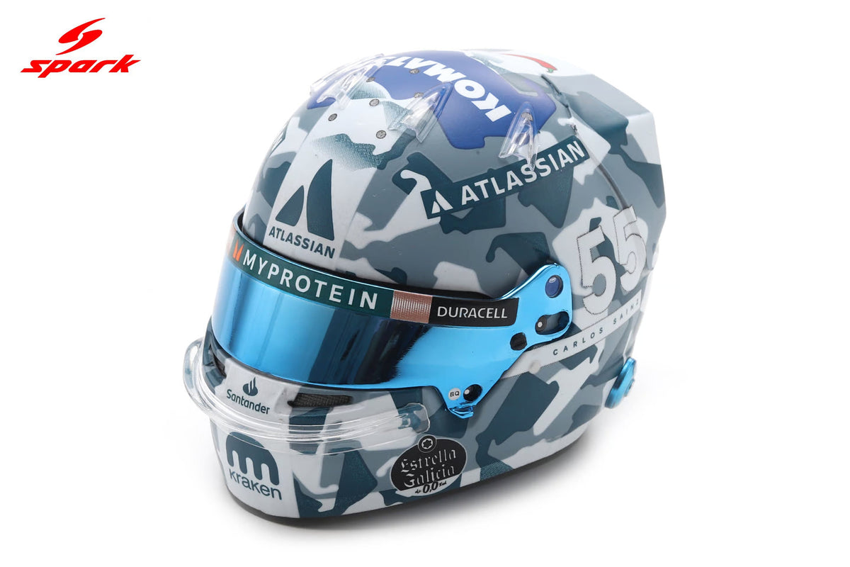 STM Diecast Spark-Model Williams Racing F1 Team Carlos Sainz Helmet British GP 2025 1:5
