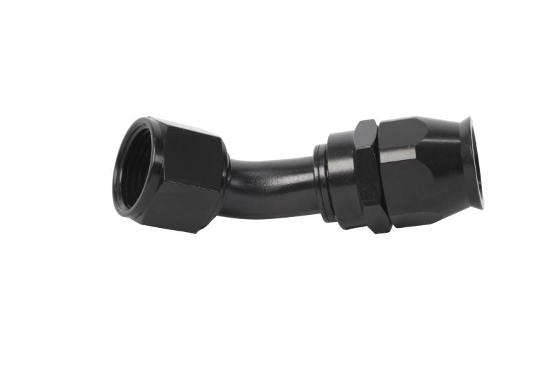 FR SPORT Aeromotive PTFE Hose End - AN-12 - 45 Deg - Black Anodized 15360