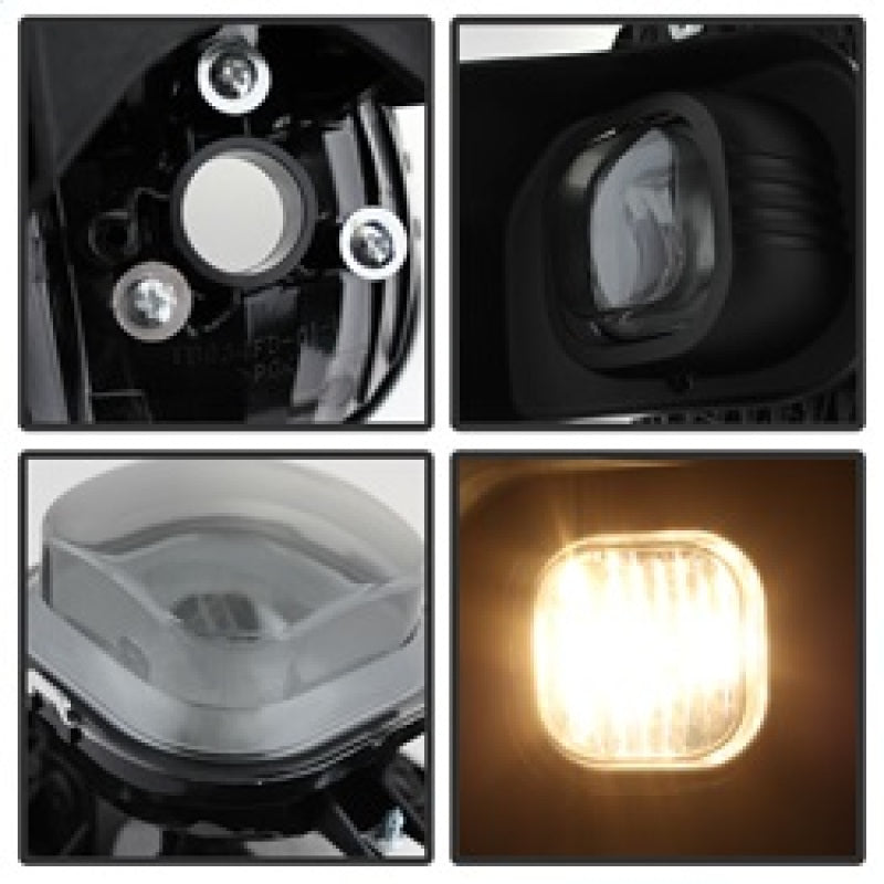 FR SPORT Spyder Ford F250 F350 F450 F550 XLT 2011-2016 OEM Style Fog Lights W/Switch Smoke...
