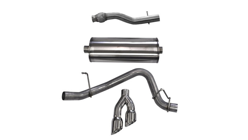 Corsa Performance 2015 GMC Yukon XL 1500 5.3L V8 3in Cat-Back Single Side Exit Twin 4in