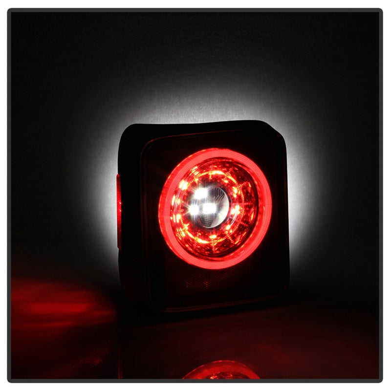FR SPORT Spyder 19-20 Jeep Wrangler - Full LED Tail Lights - Seq Turn Signal - Black...